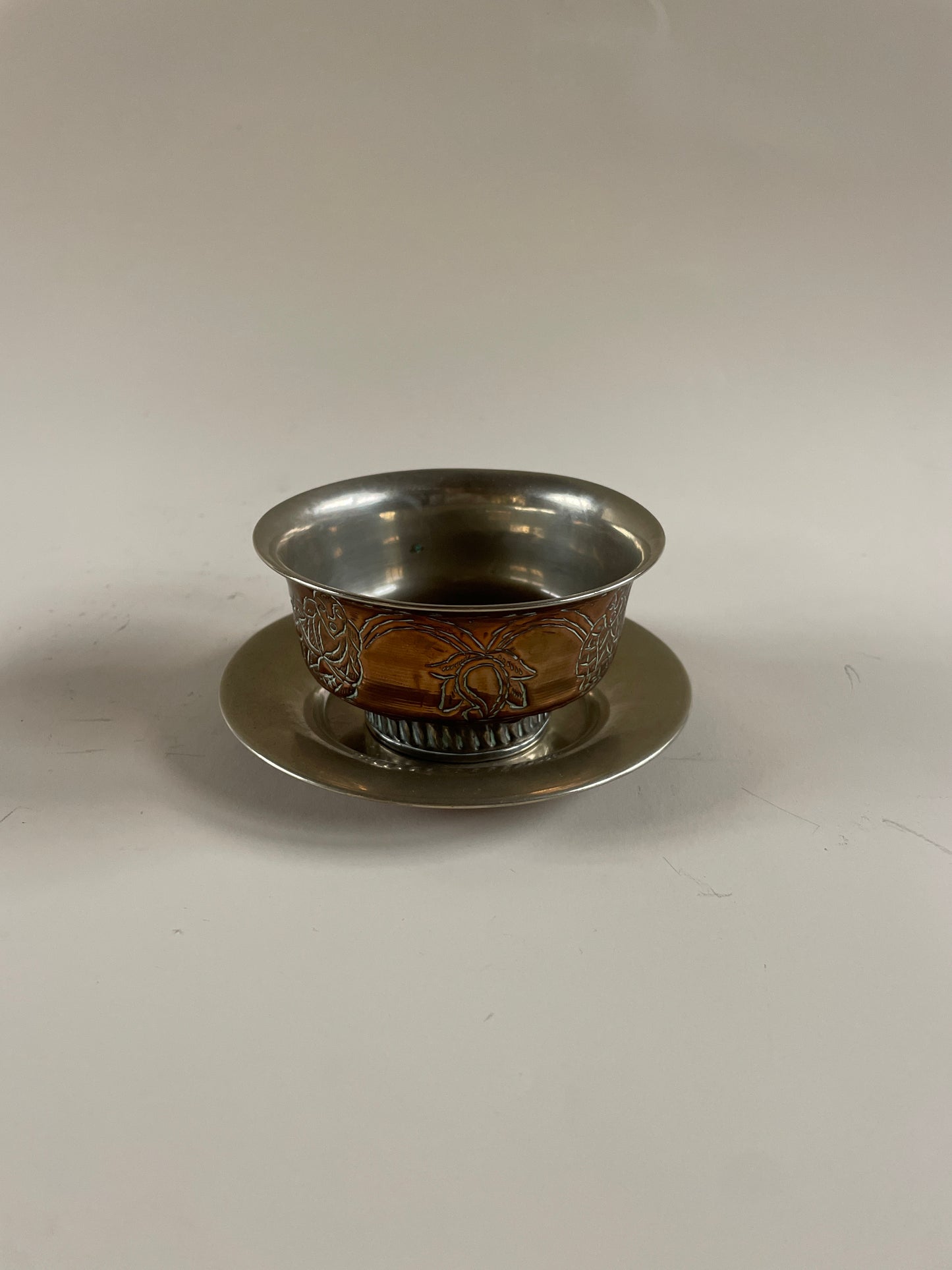 Set of 6 Vintage Tibetan Tea Bowls