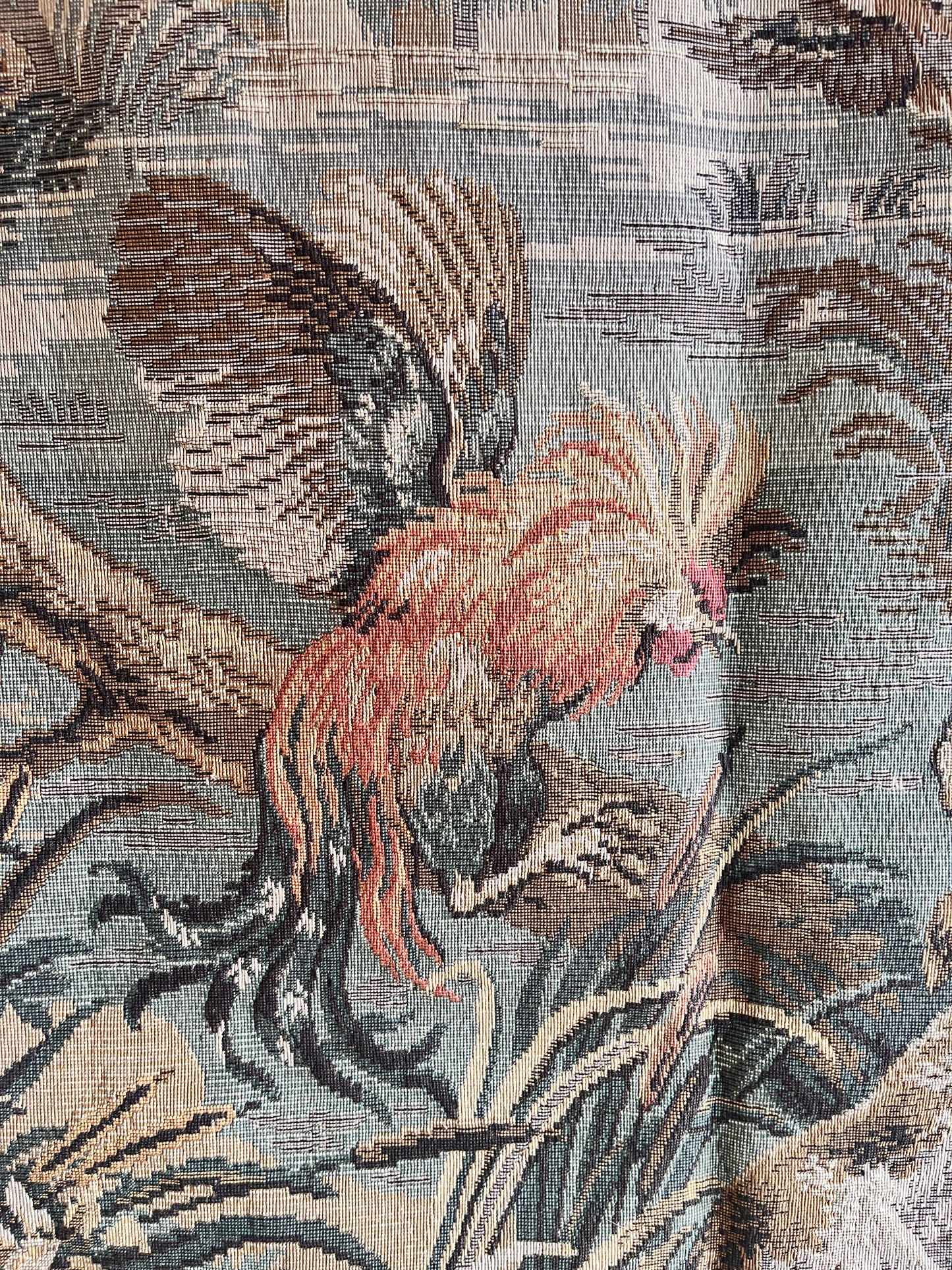 Large Vintage French Tapestry, Paris C 1960.