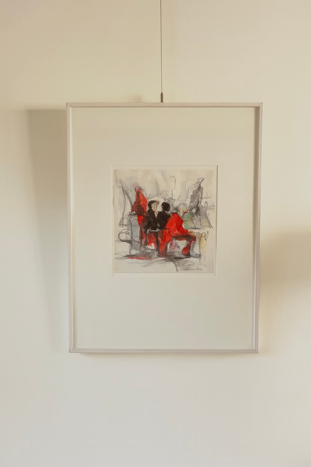 Berndt Wennström – Composition with Seated Figures