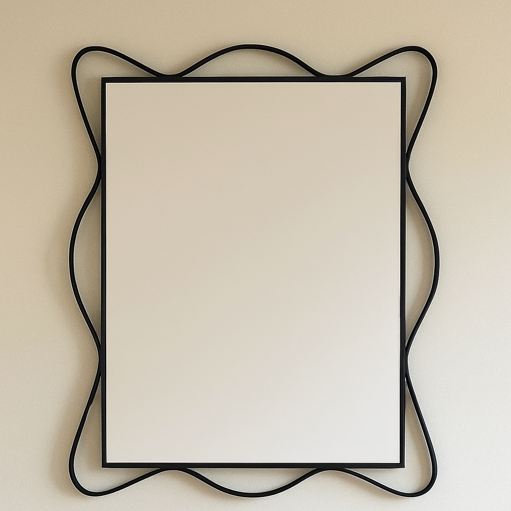 Inspired by Fontanat Arte mid-century design this curved mirror is a great alternative to Arte Mirror Rachel Donath
