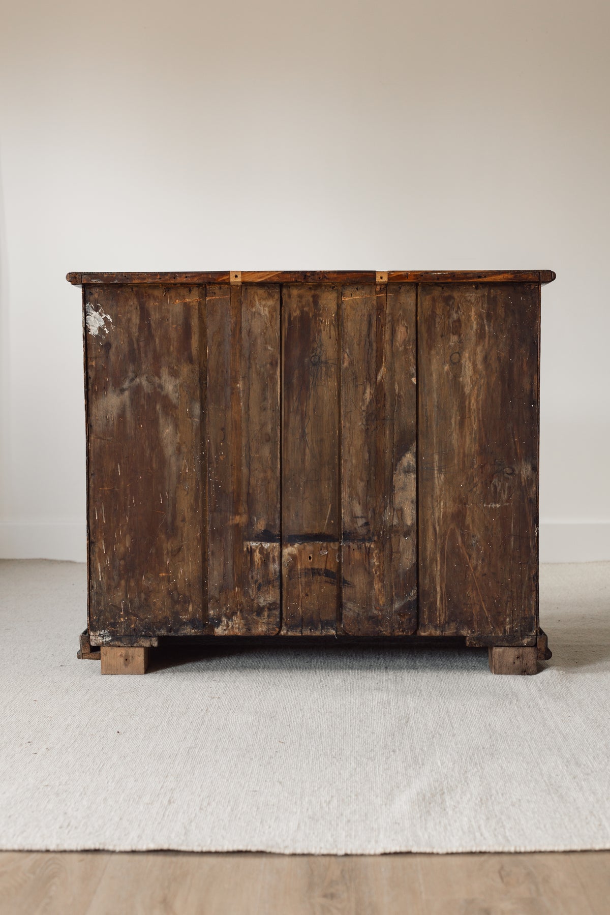 19th Century Bobbin-Decorated Chest of Drawers