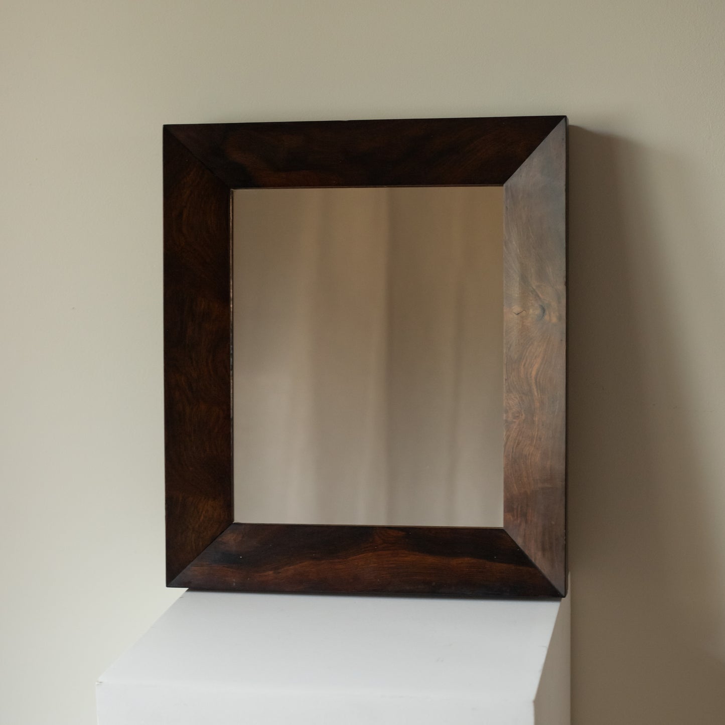 Smart Walnut Mirror C.1900