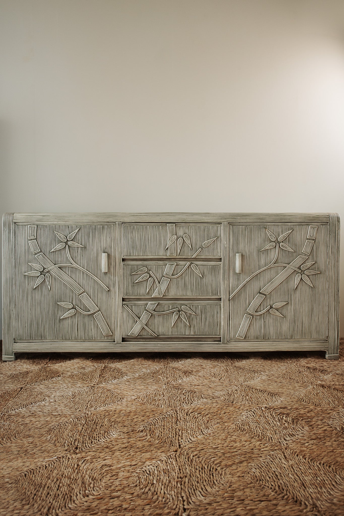 1970s Pencil Reed Sideboard atr Vivai del Sud