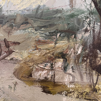 Swedish Oil On Canvas by Owe Wessbohn. 1985.