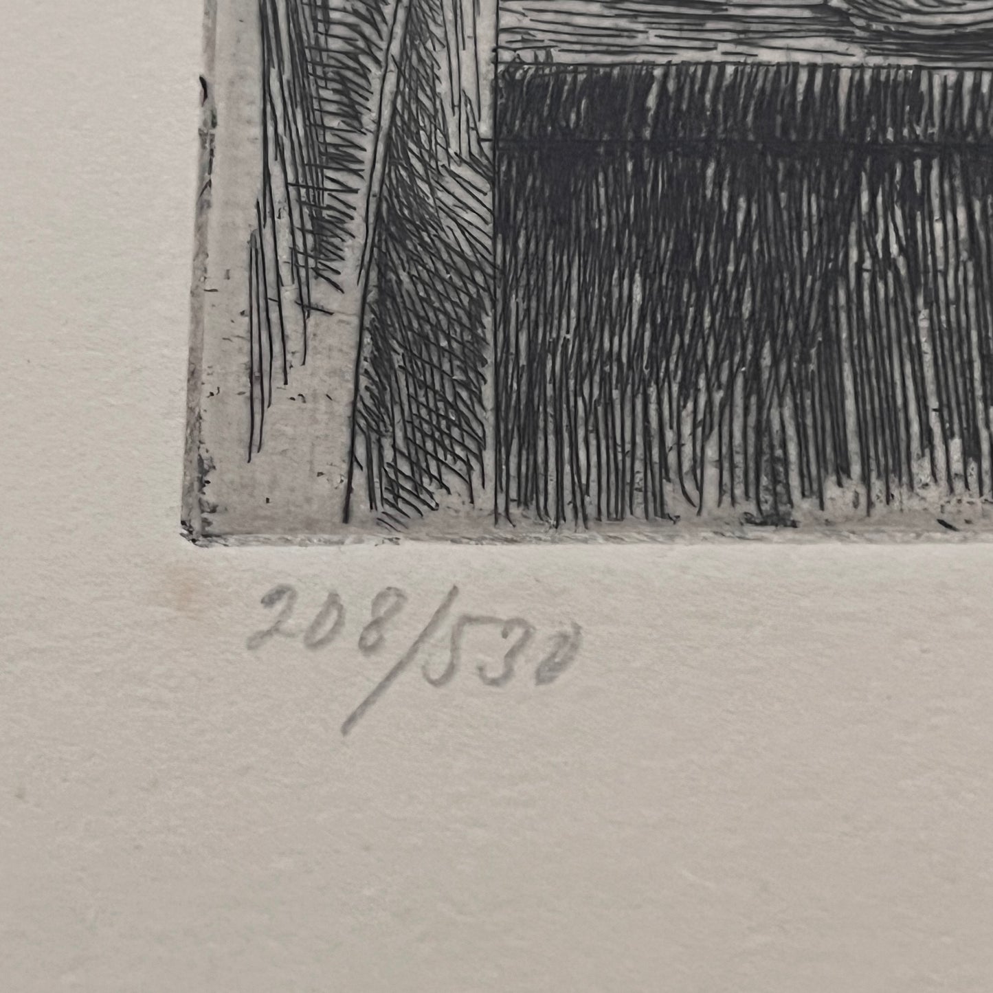 Swedish Etching "Doll on a Table" Börje Sandelin (1926–1970)