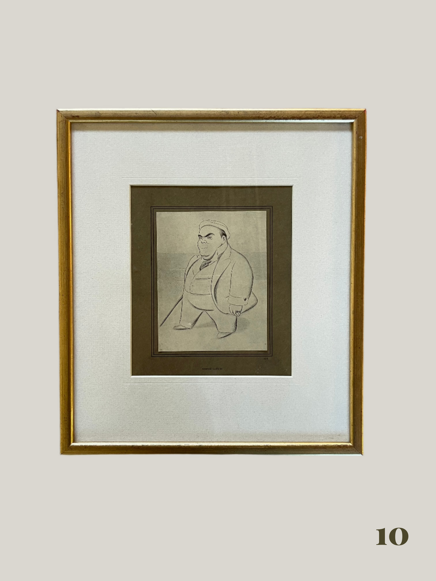 Vintage Framed Caricatures (12 Available)
