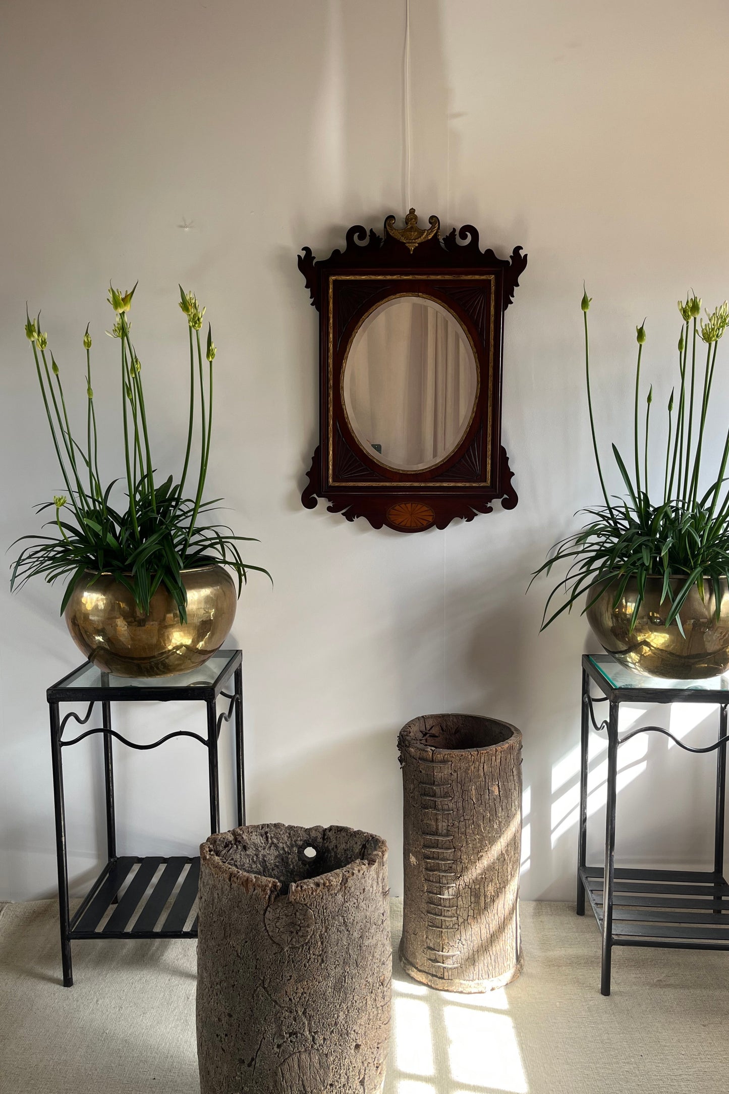 Chippendale Revival Wall Mirror c.1900