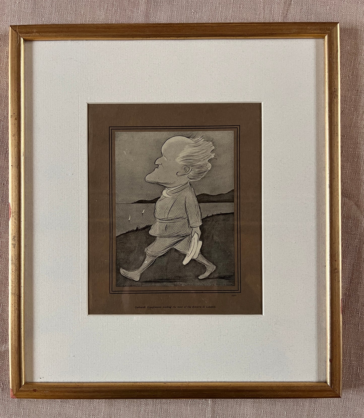 Vintage Framed Caricatures (12 Available)