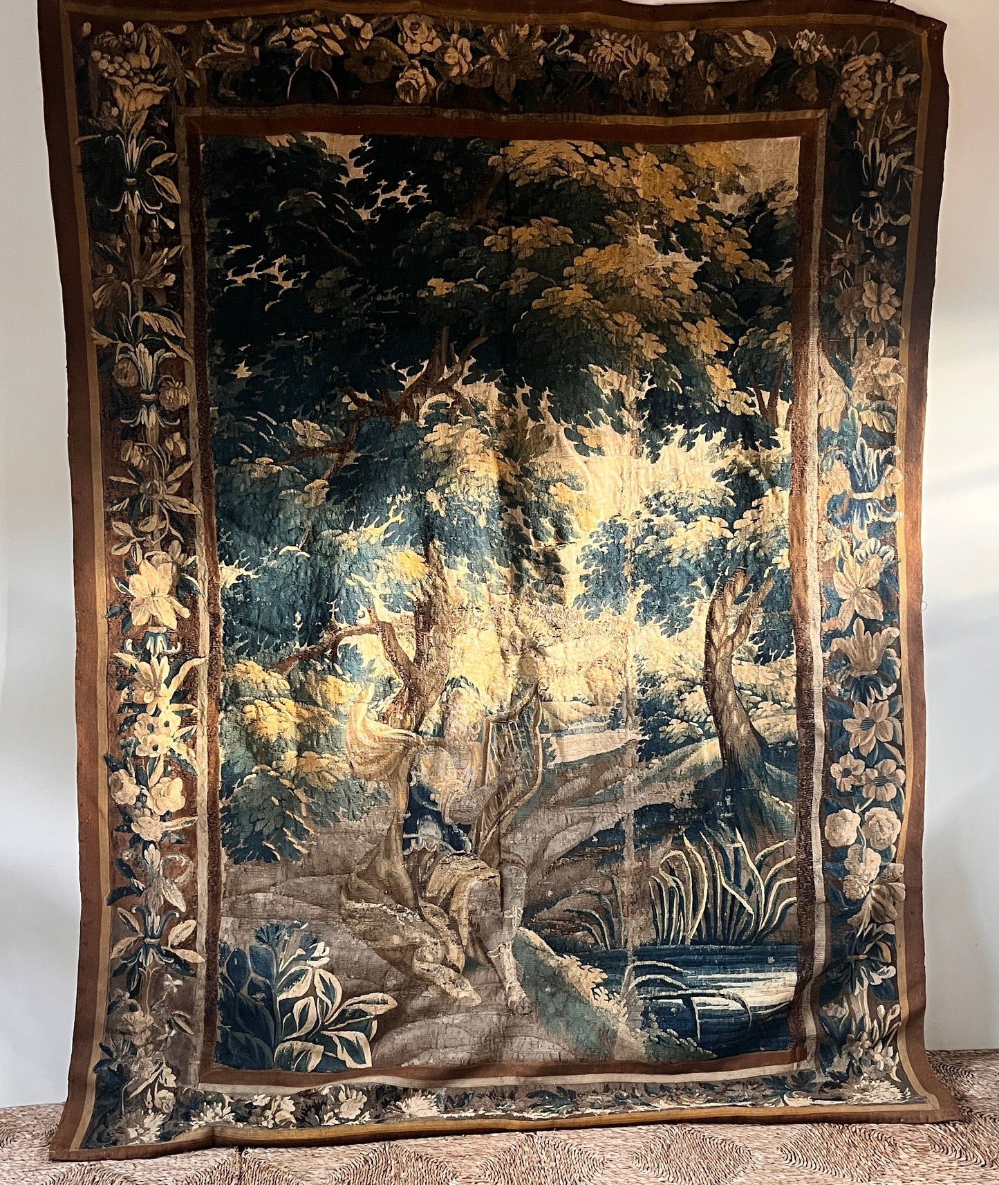 18th Century Verdure Tapestry Aubusson
