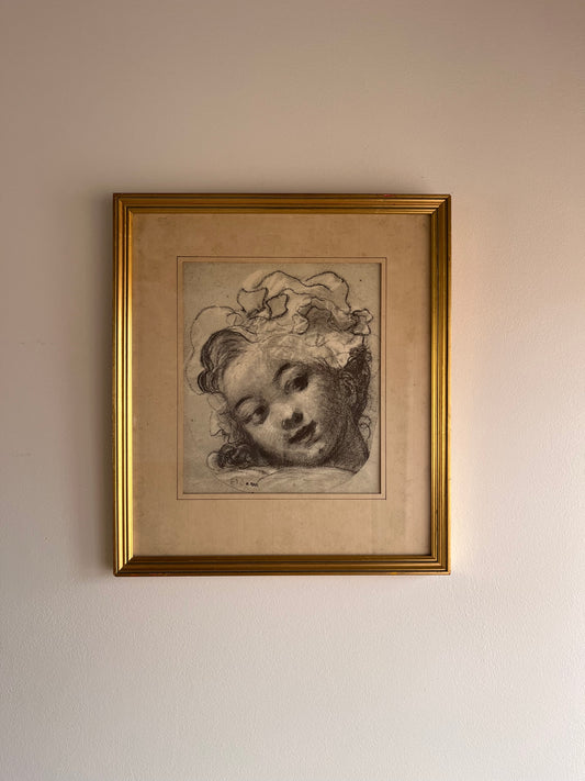 'Rosalie' After Fragonard — Framed Art Print