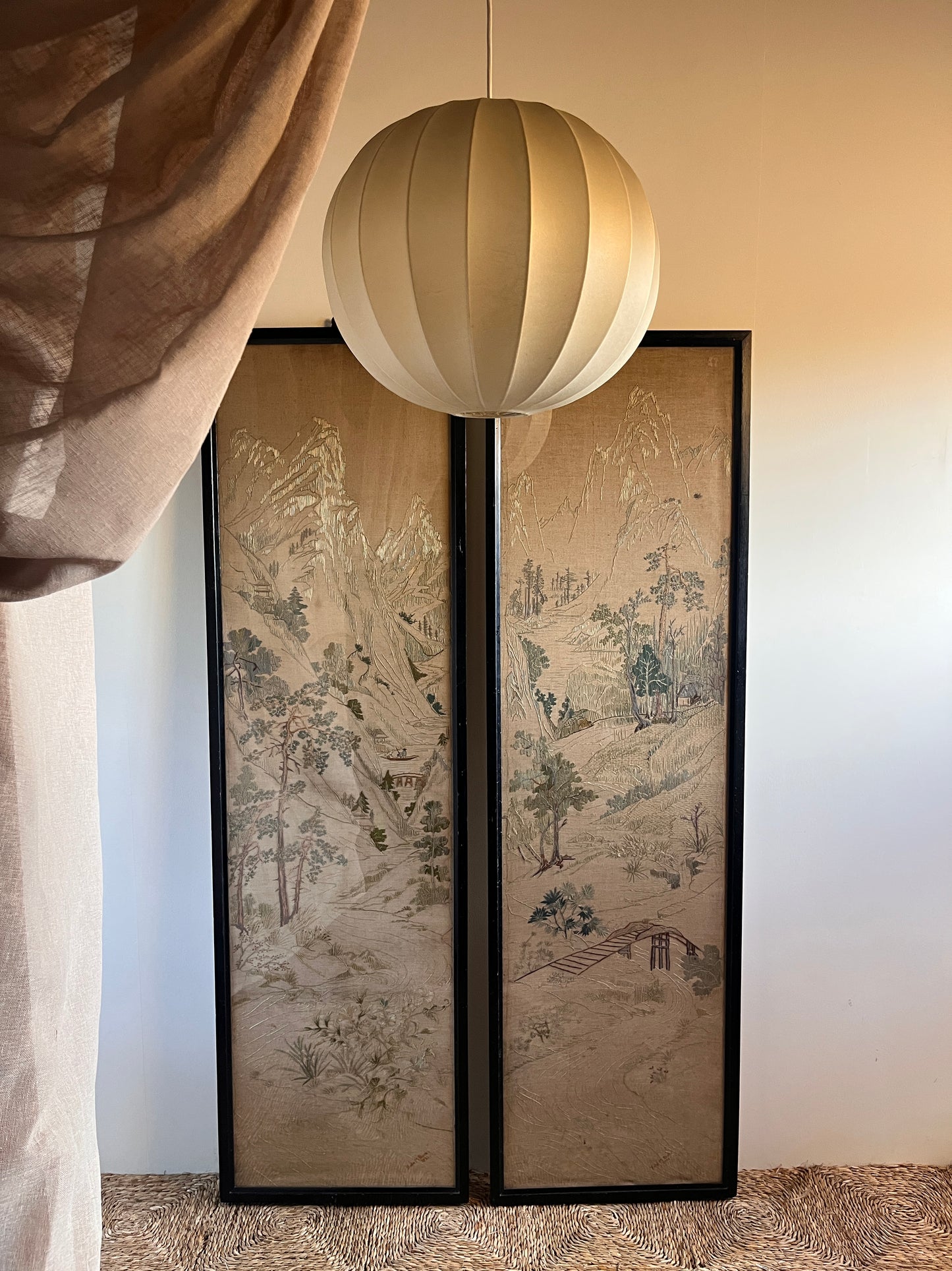 Large Italian Cocoon Pendant