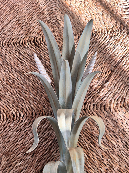 Large Mid-Century French Toleware Sconces (Pair)