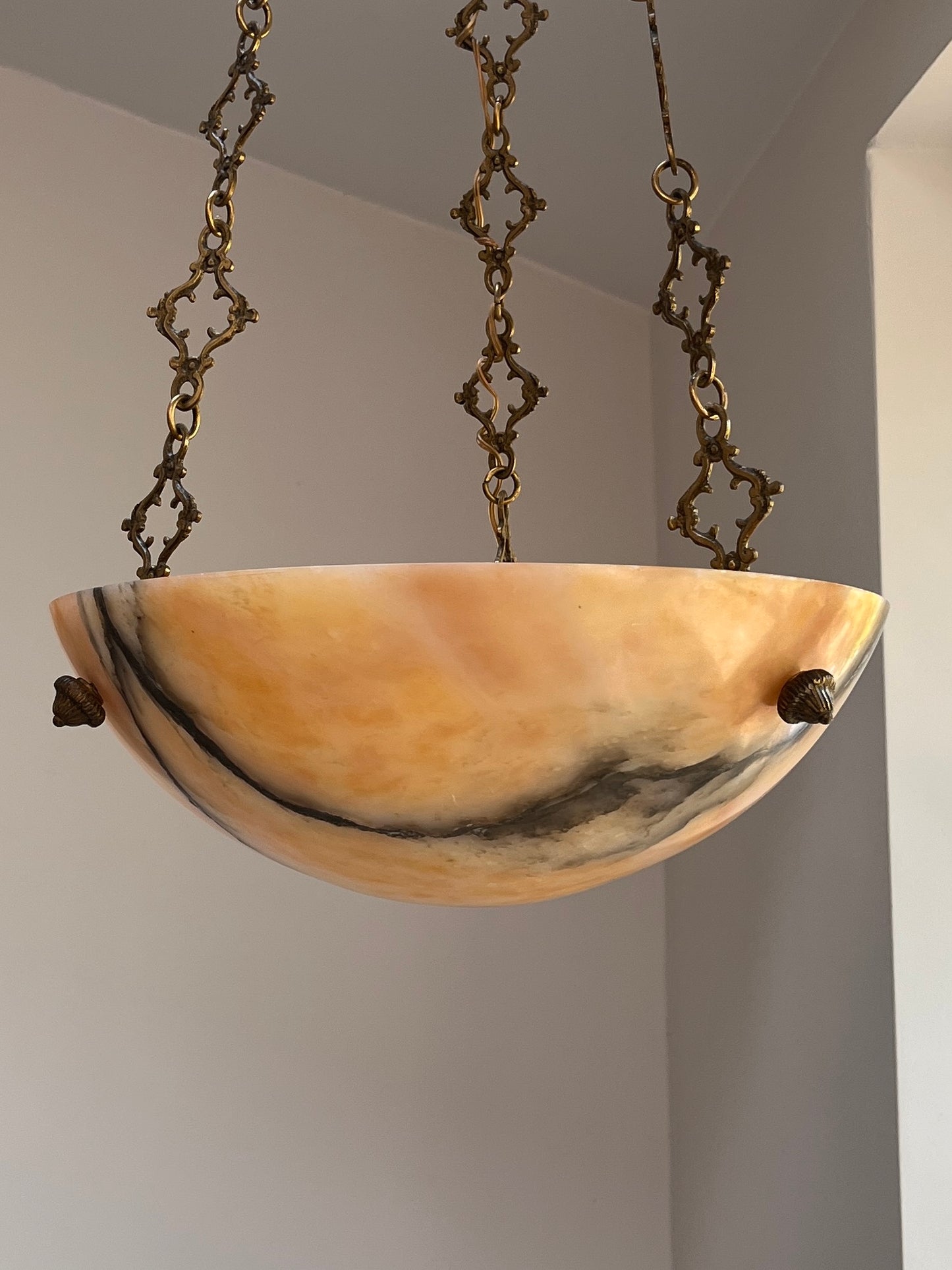 Italian Marble Plafonnier