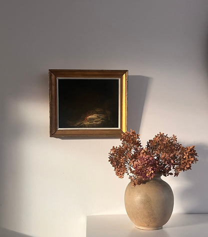 19th Century French Still Life Oil on Board