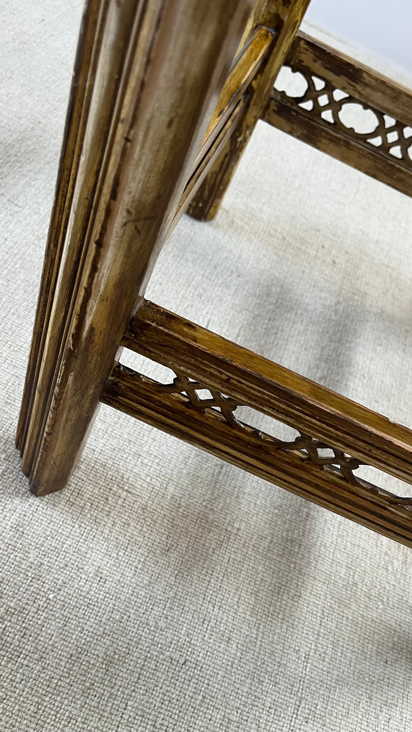 Chinoiserie Lacquered Side Table, 1960/70s by Lane