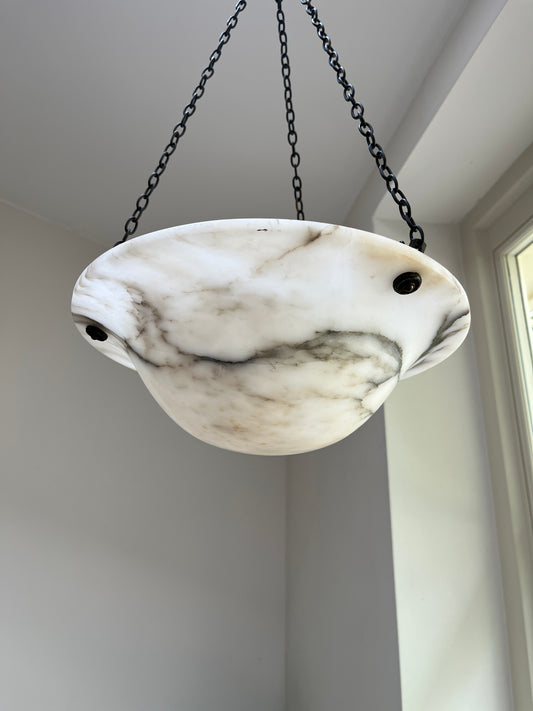 Art Deco Marble Plafonnier