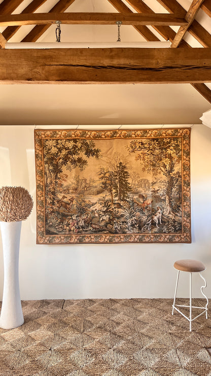 Large Vintage French Tapestry, Paris C 1960.