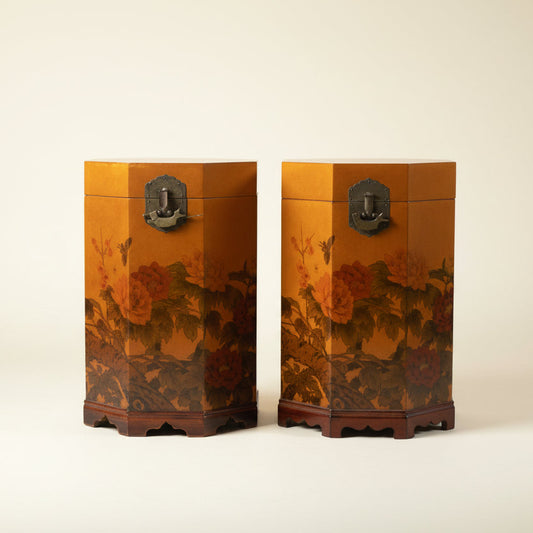 Pair of Chinoiserie Chests/Tables