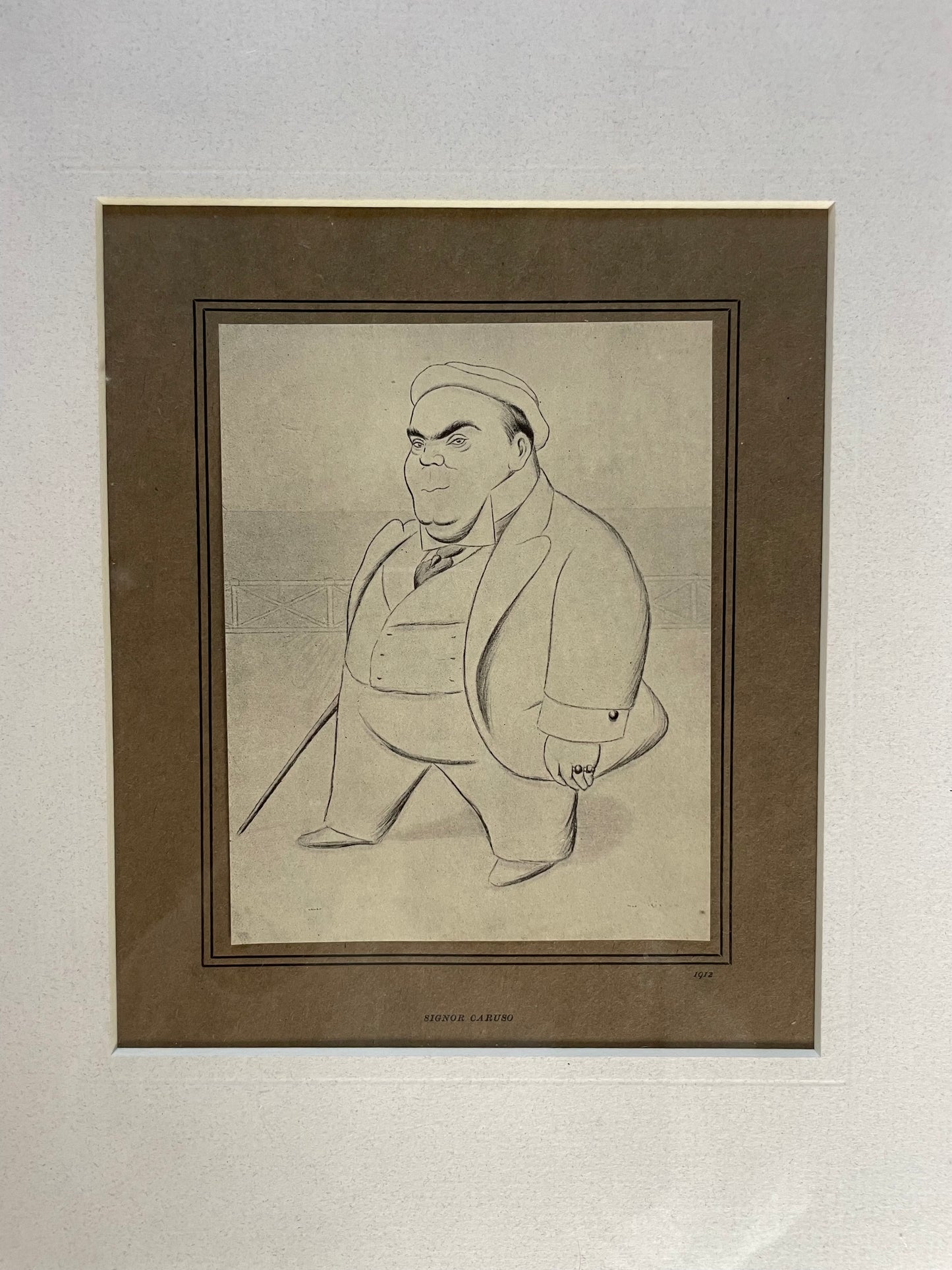 Vintage Framed Caricatures (12 Available)