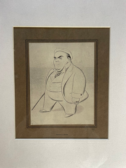 Vintage Framed Caricatures (12 Available)