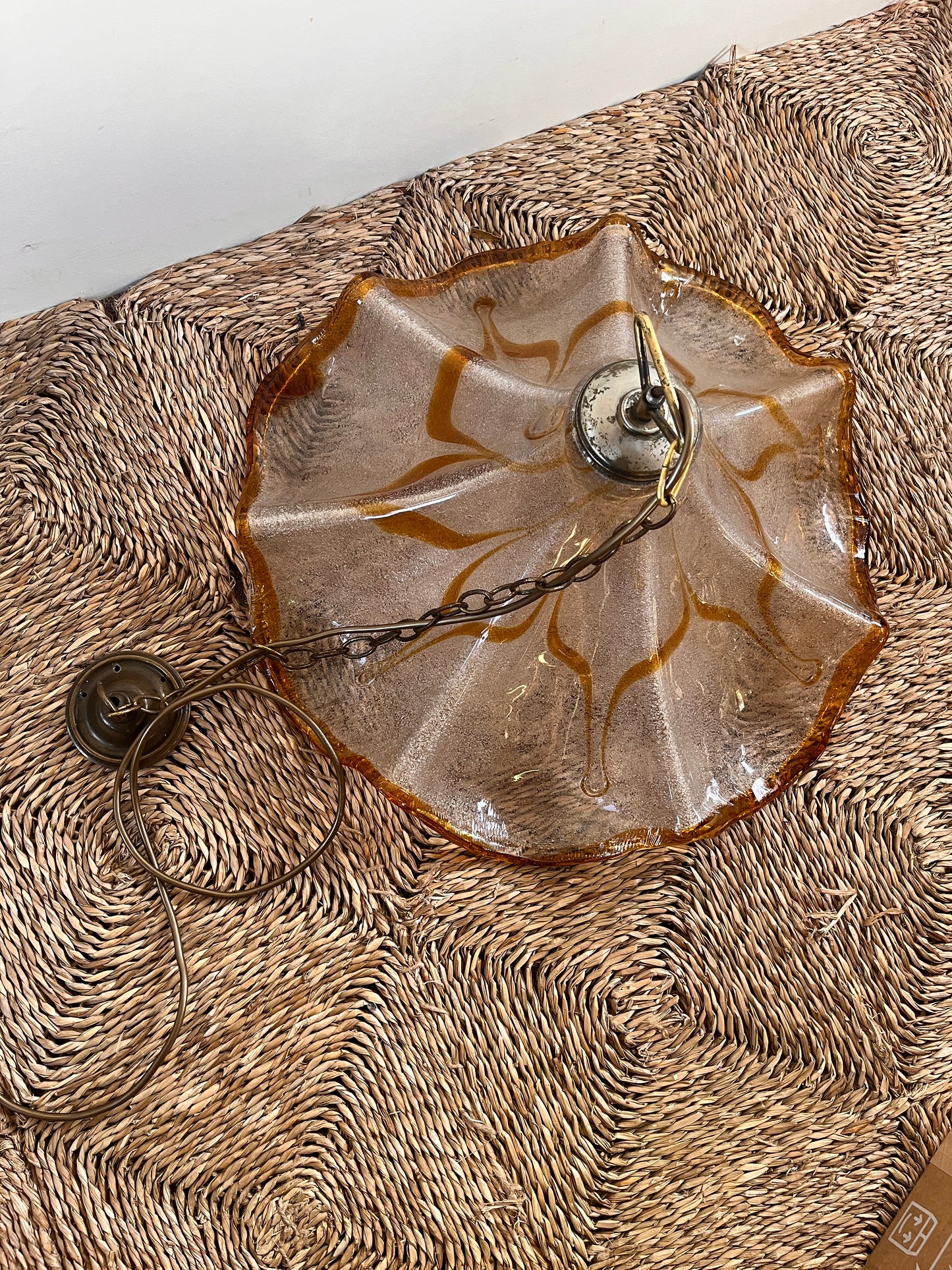 Large Murano Glass Hanging Light