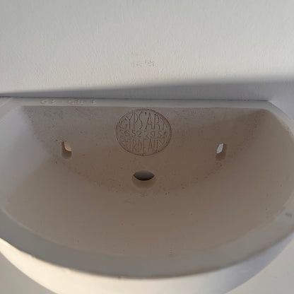 French Plaster Drape sconce (2 available)