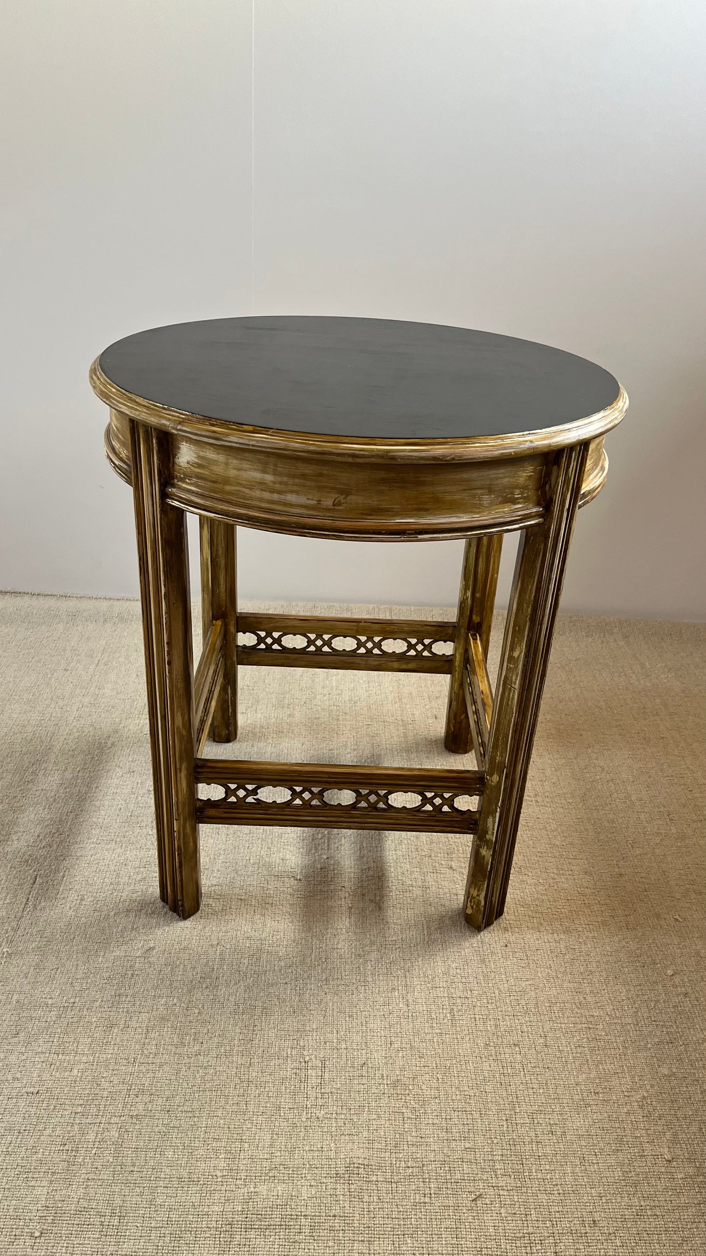 Chinoiserie Lacquered Side Table, 1960/70s by Lane