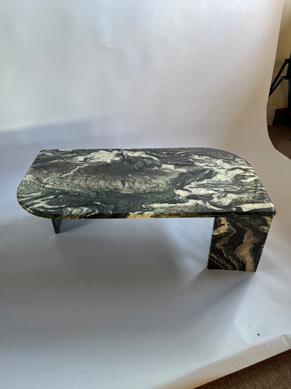 Vintage  Cipollino Ondulato  Marble Coffee Table