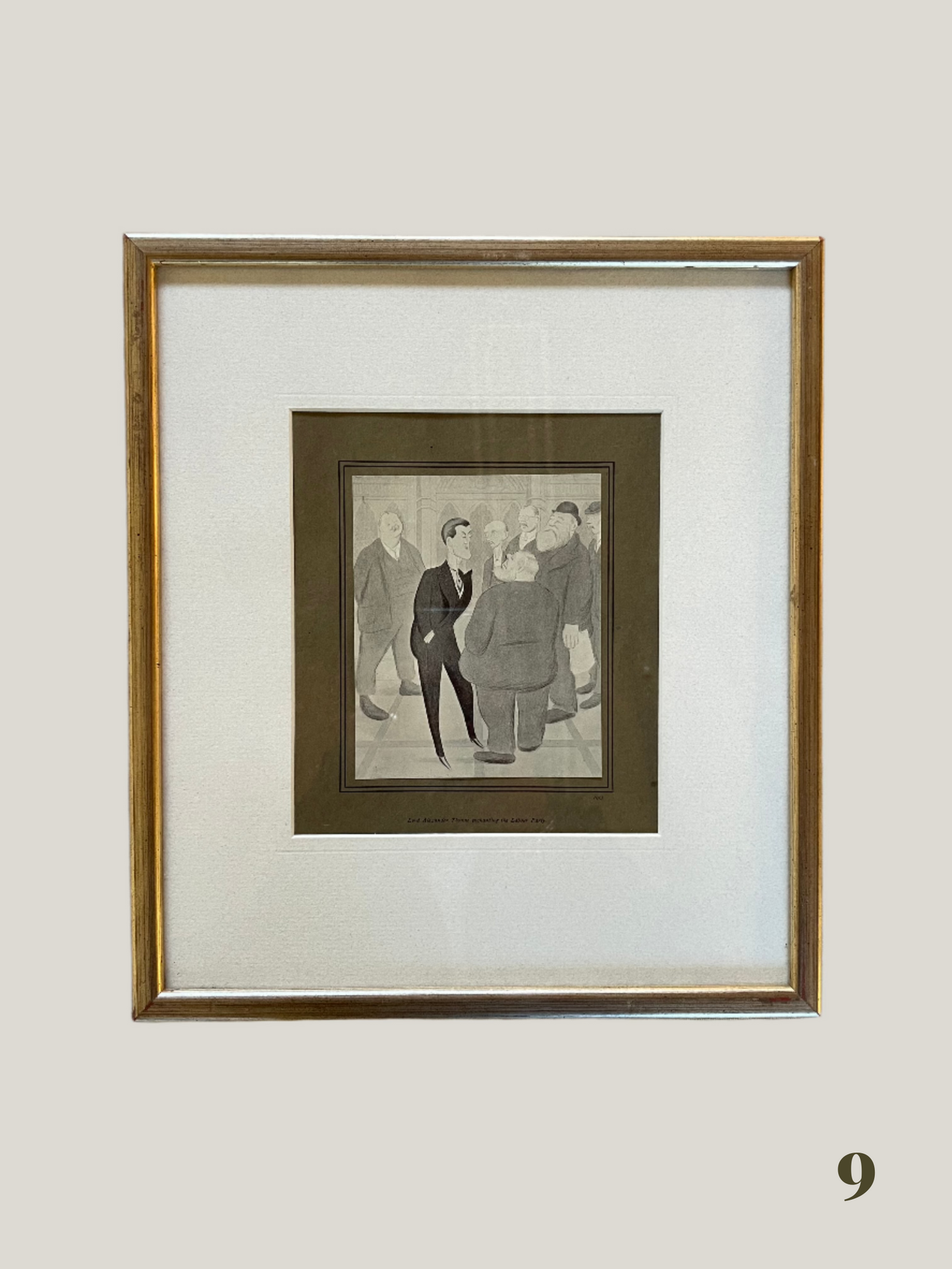 Vintage Framed Caricatures (12 Available)