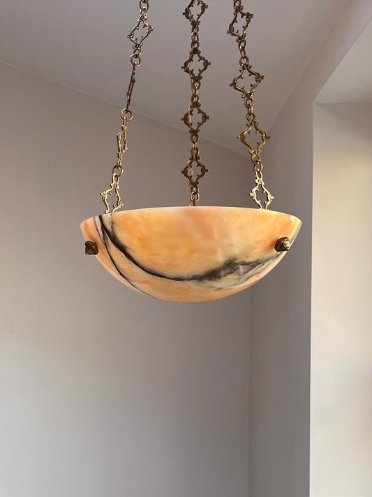 Italian Marble Plafonnier