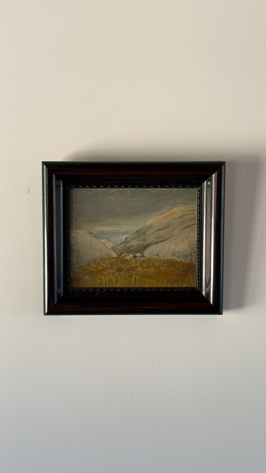 RESERVED Swedish Oil on Panel. Goran Brunius, 1935.