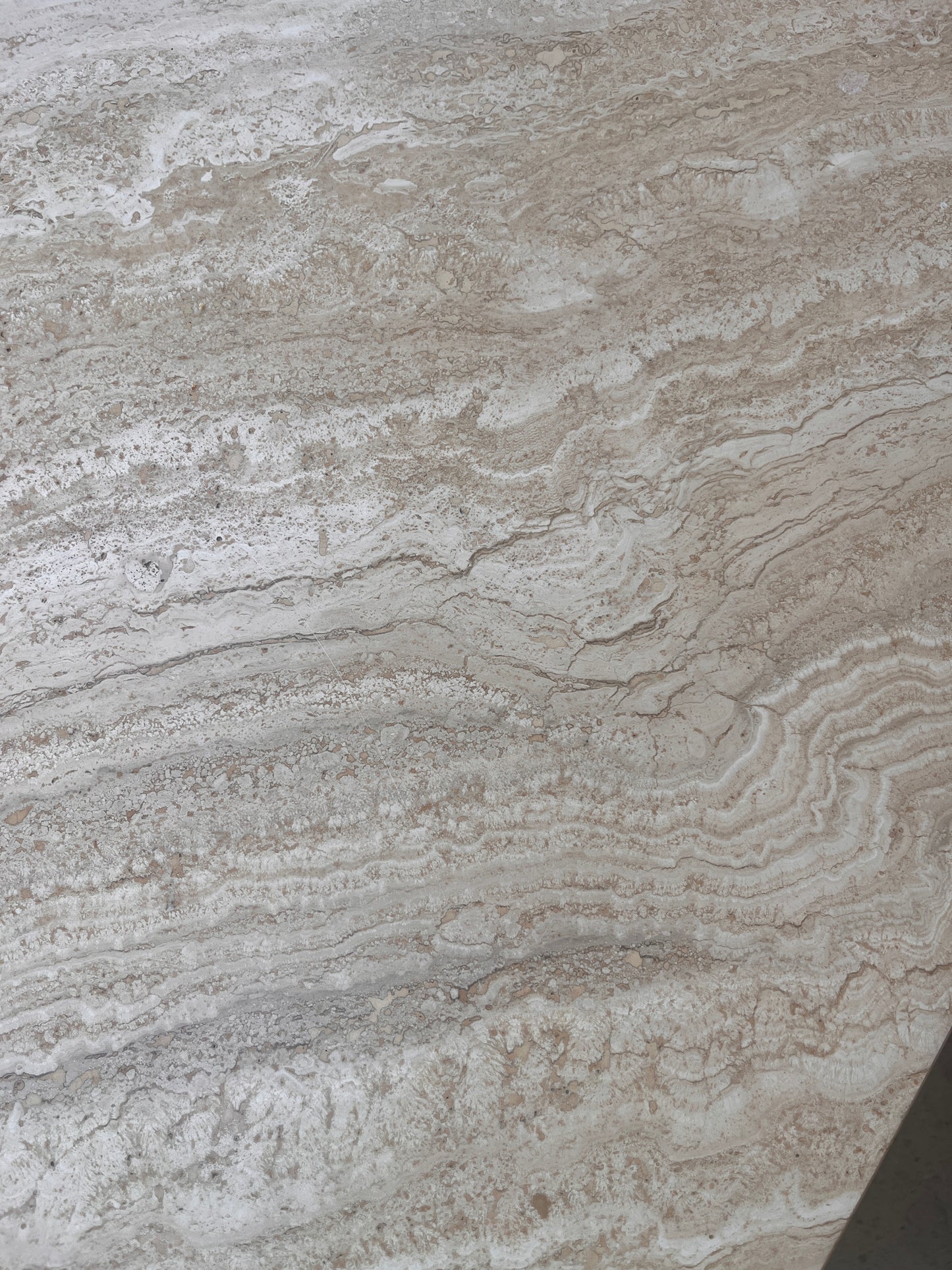 Italian Travertine Modular Table By UP&UP C 1970