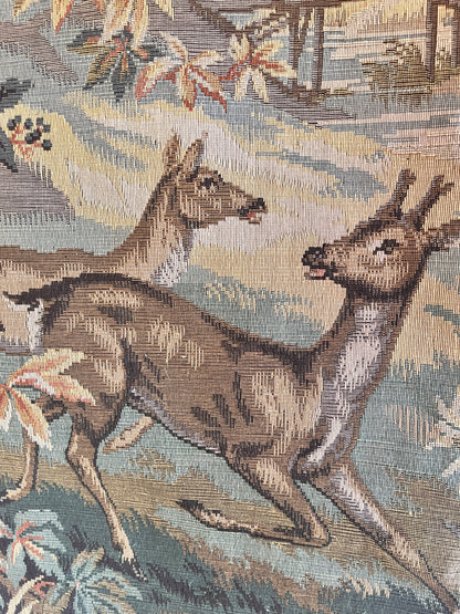 Large Vintage French Tapestry, Paris C 1960.