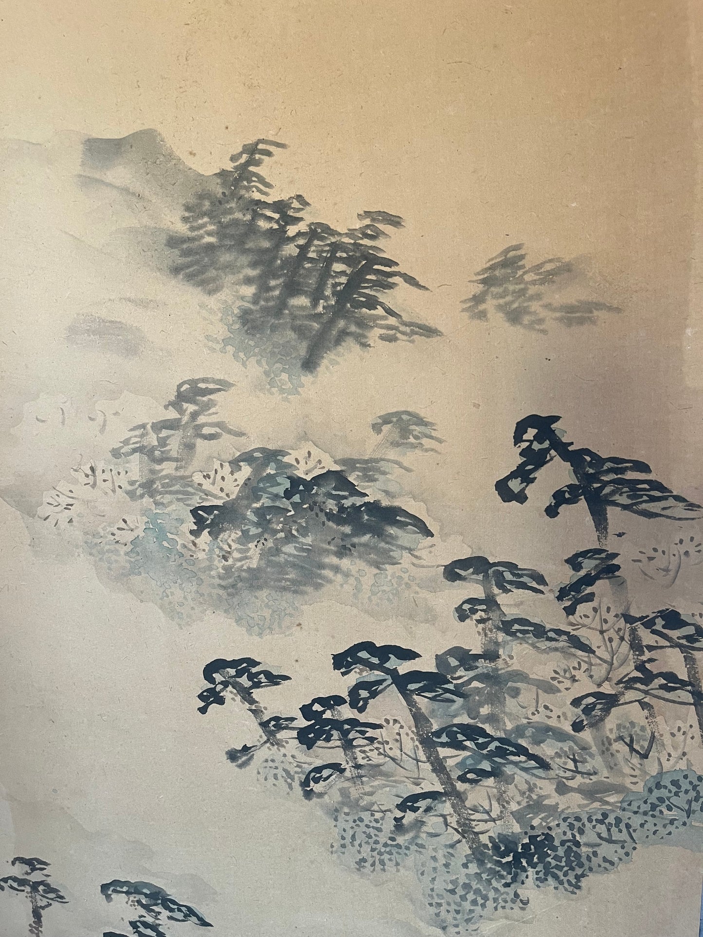 Monumental Japanese Six-Fold Byōbu Screen, Late Edo to Early Meiji Period