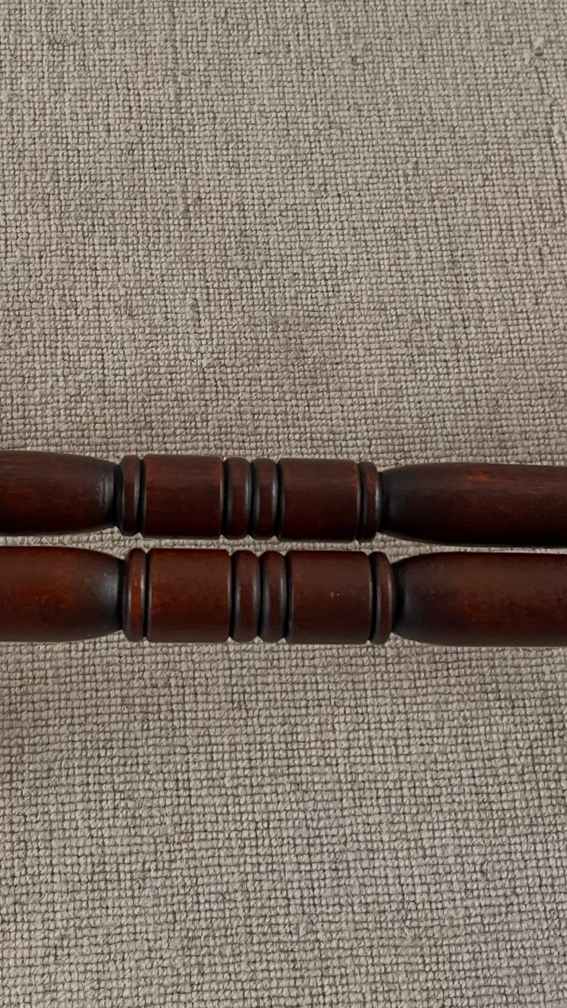 Pair of Edwardian Mahogany Folding Coaching Tables, c.1900