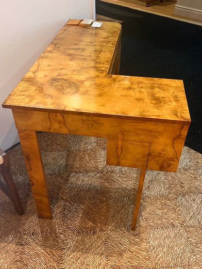 Bespoke Art Deco Walnut Writing/Dressing table. 1934.