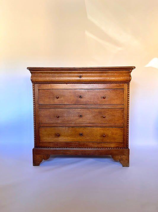 ON HOLD French Chest of Drawers with Bobbin Decoration