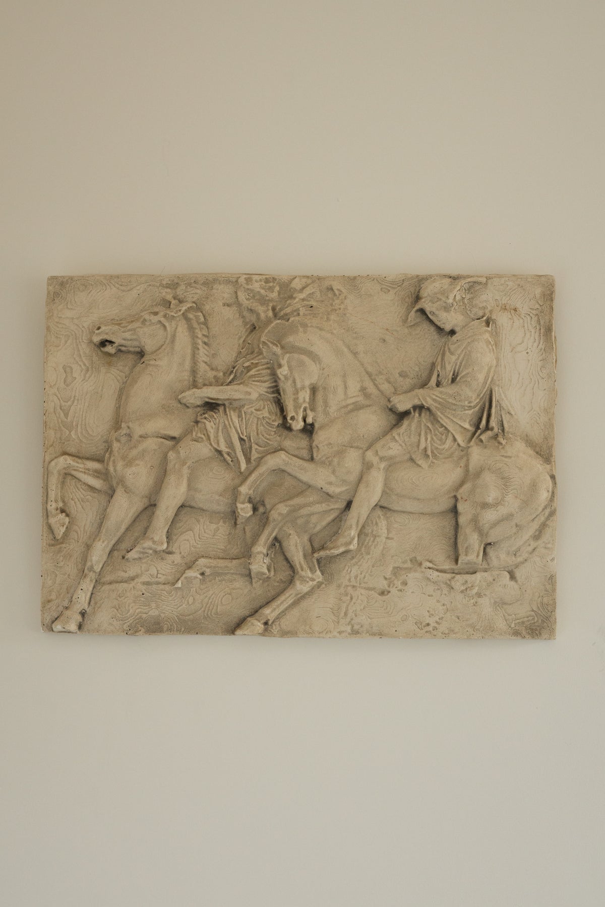 Two Horsemen Wall Relief