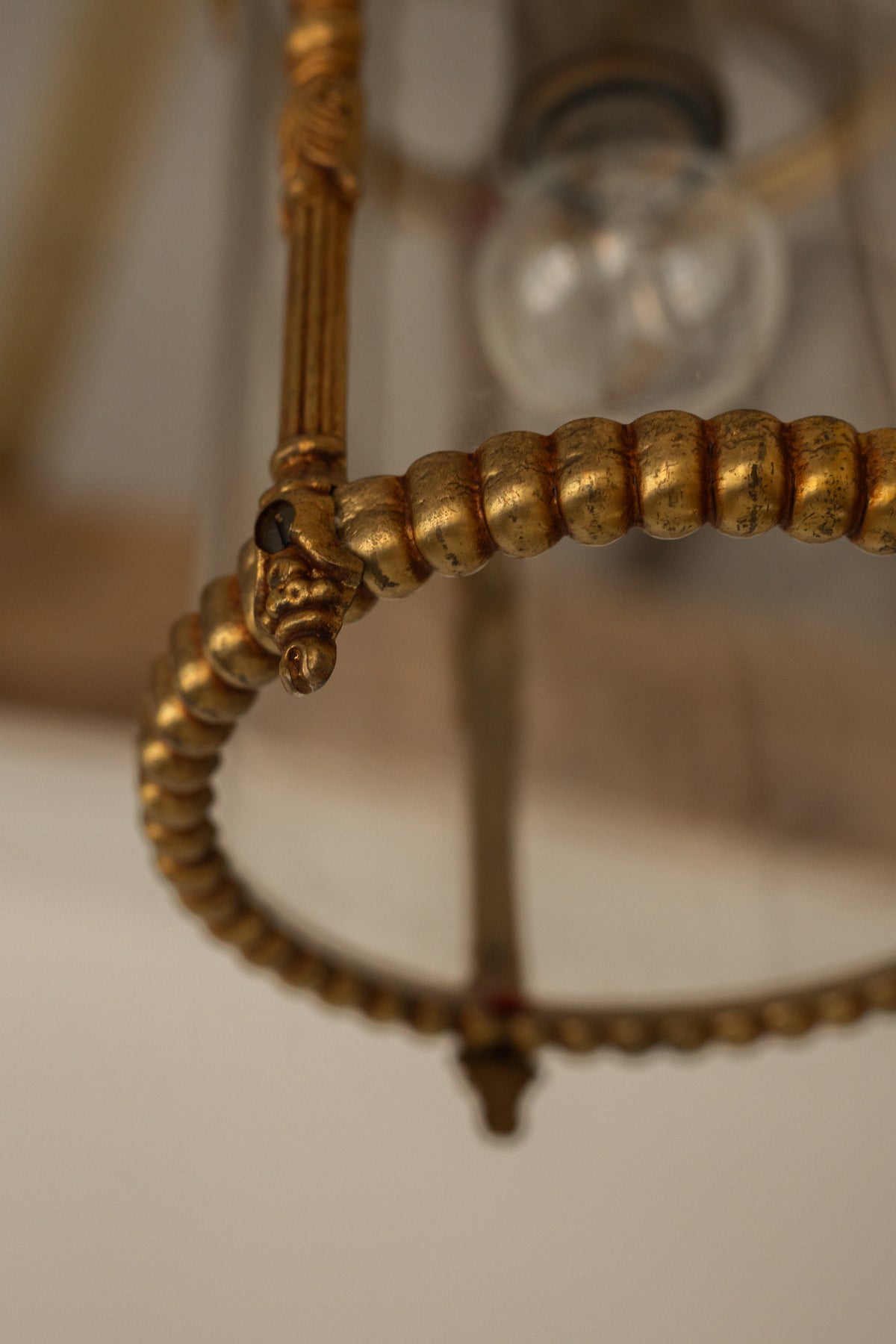Early 20th Century French Brass Lantern