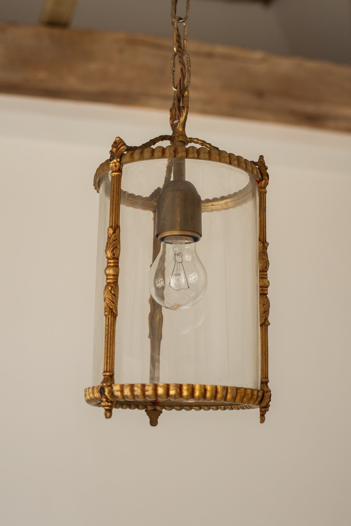 Early 20th Century French Brass Lantern