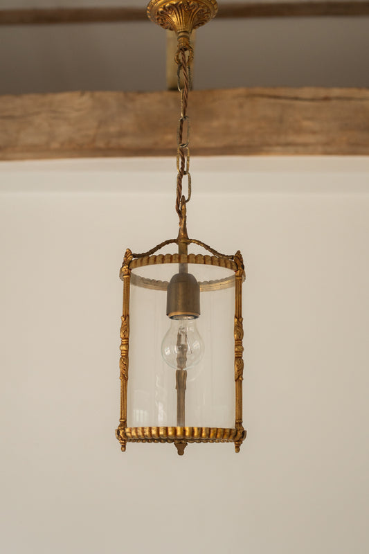 Early 20th Century French Brass Lantern