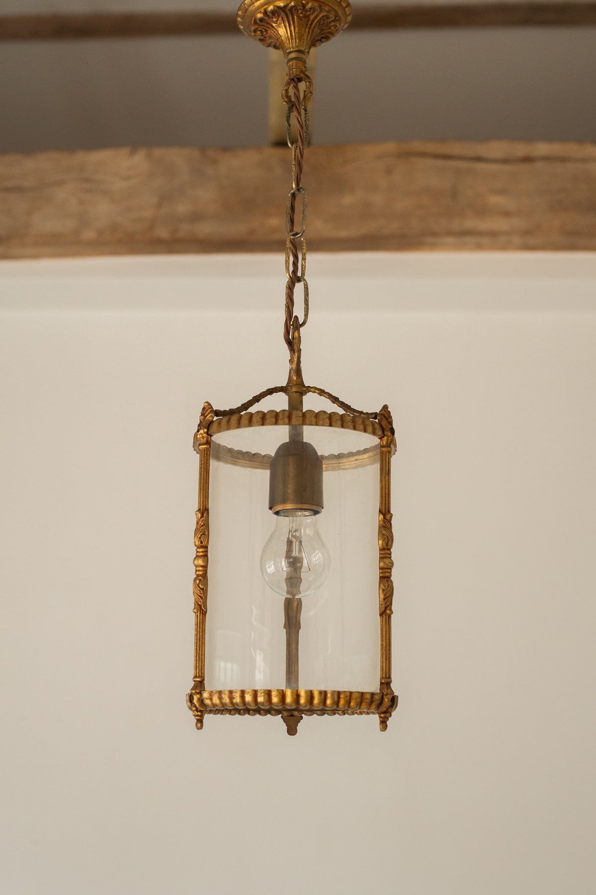 Early 20th Century French Brass Lantern