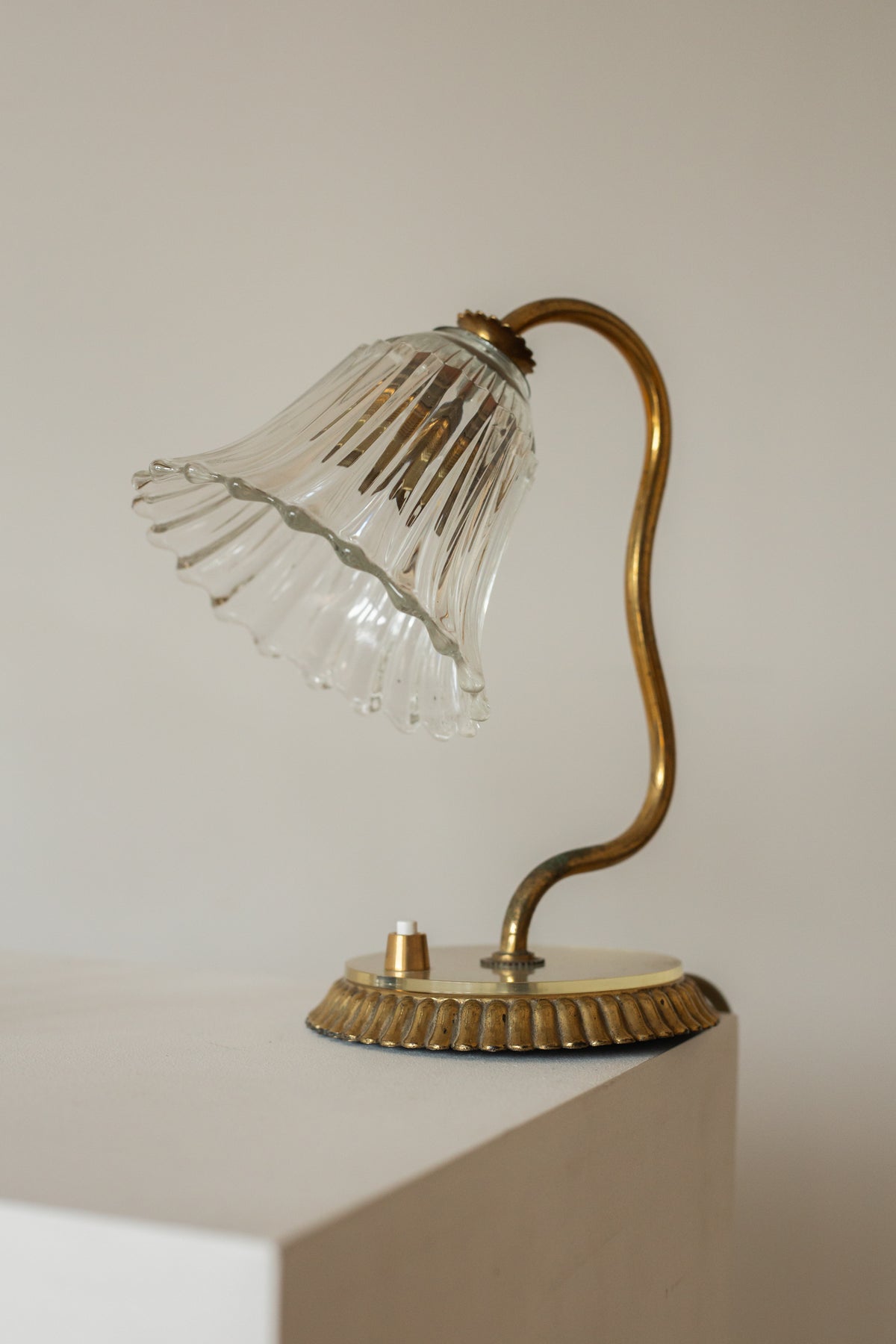 Pair of Murano Glass Wall Table Lamps