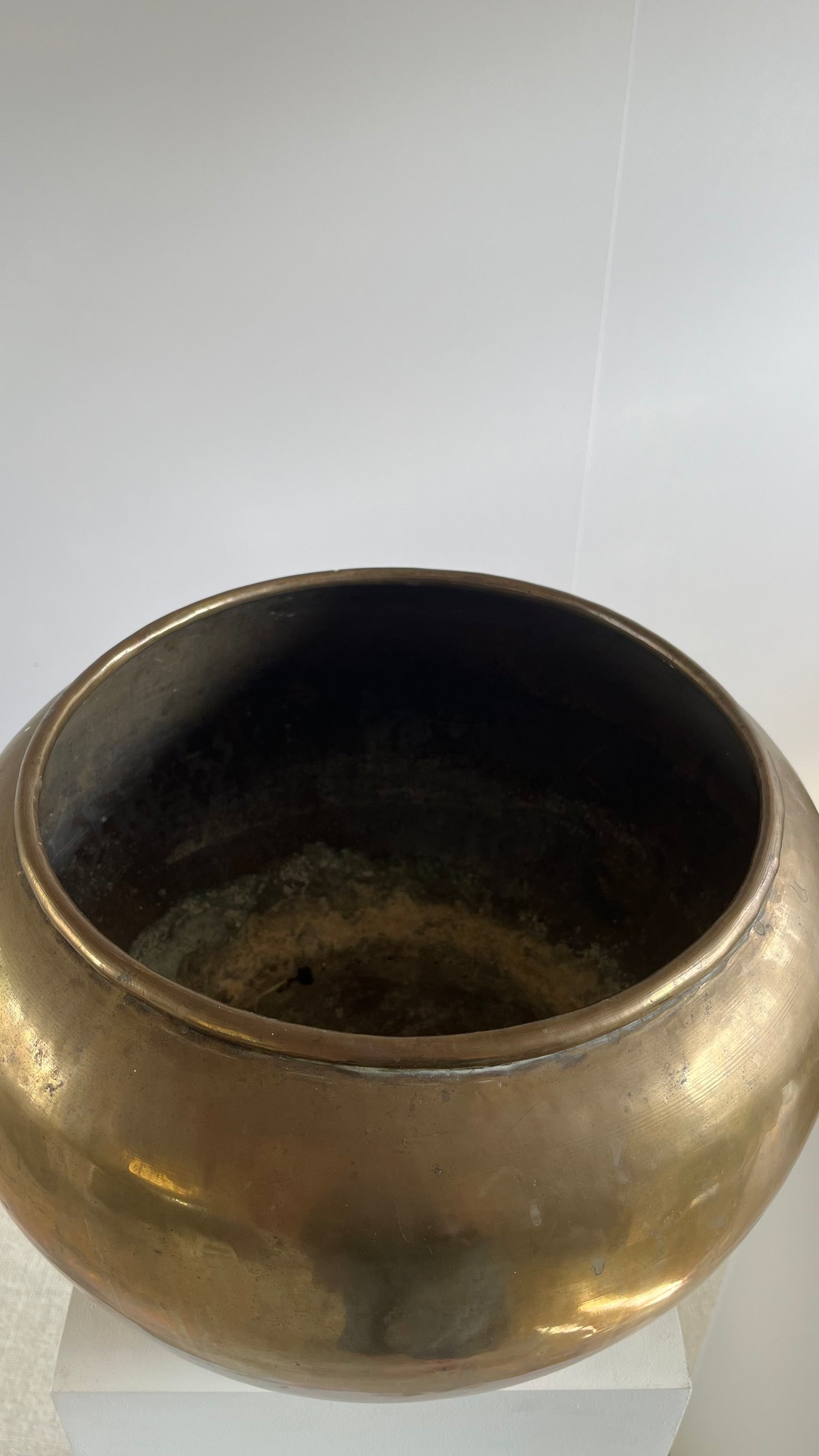 Pair of Early 20th Century Brass Jardinières