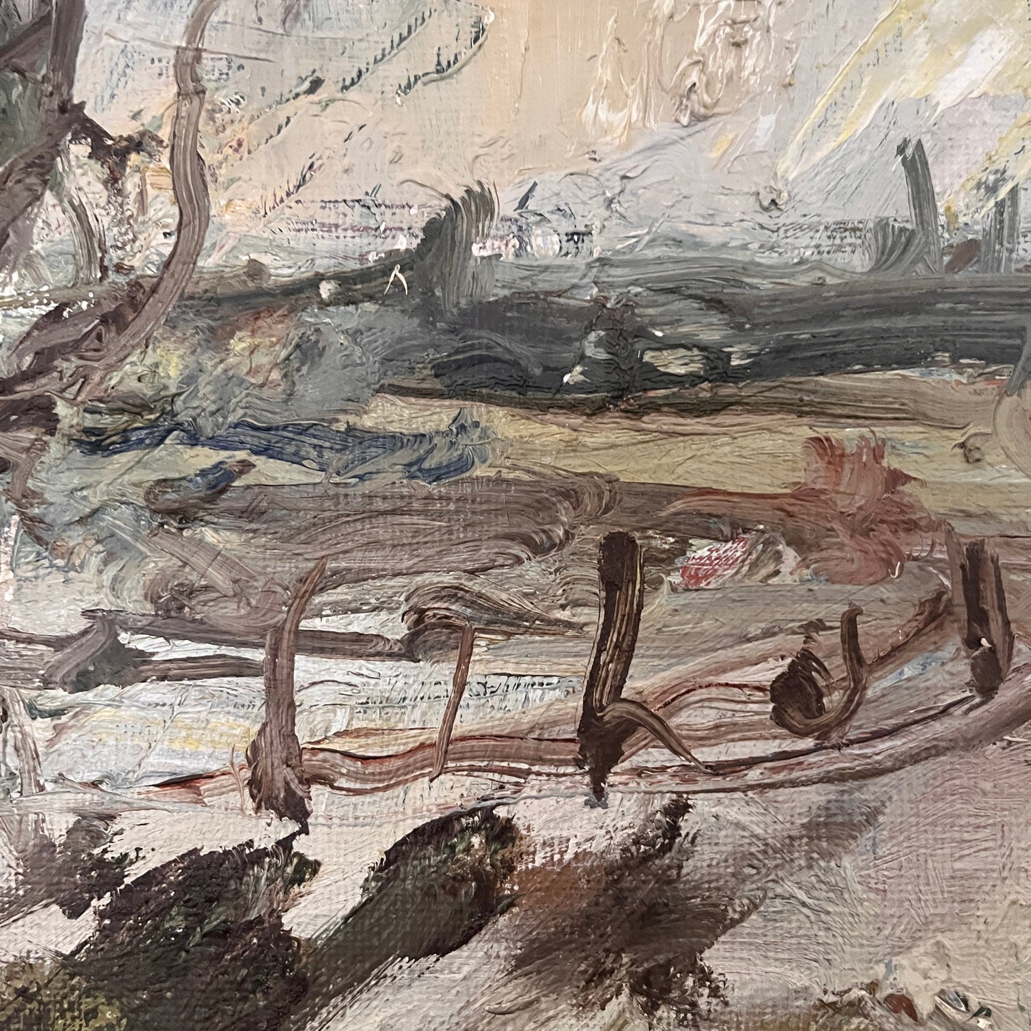 Swedish Oil On Canvas by Owe Wessbohn. 1985.