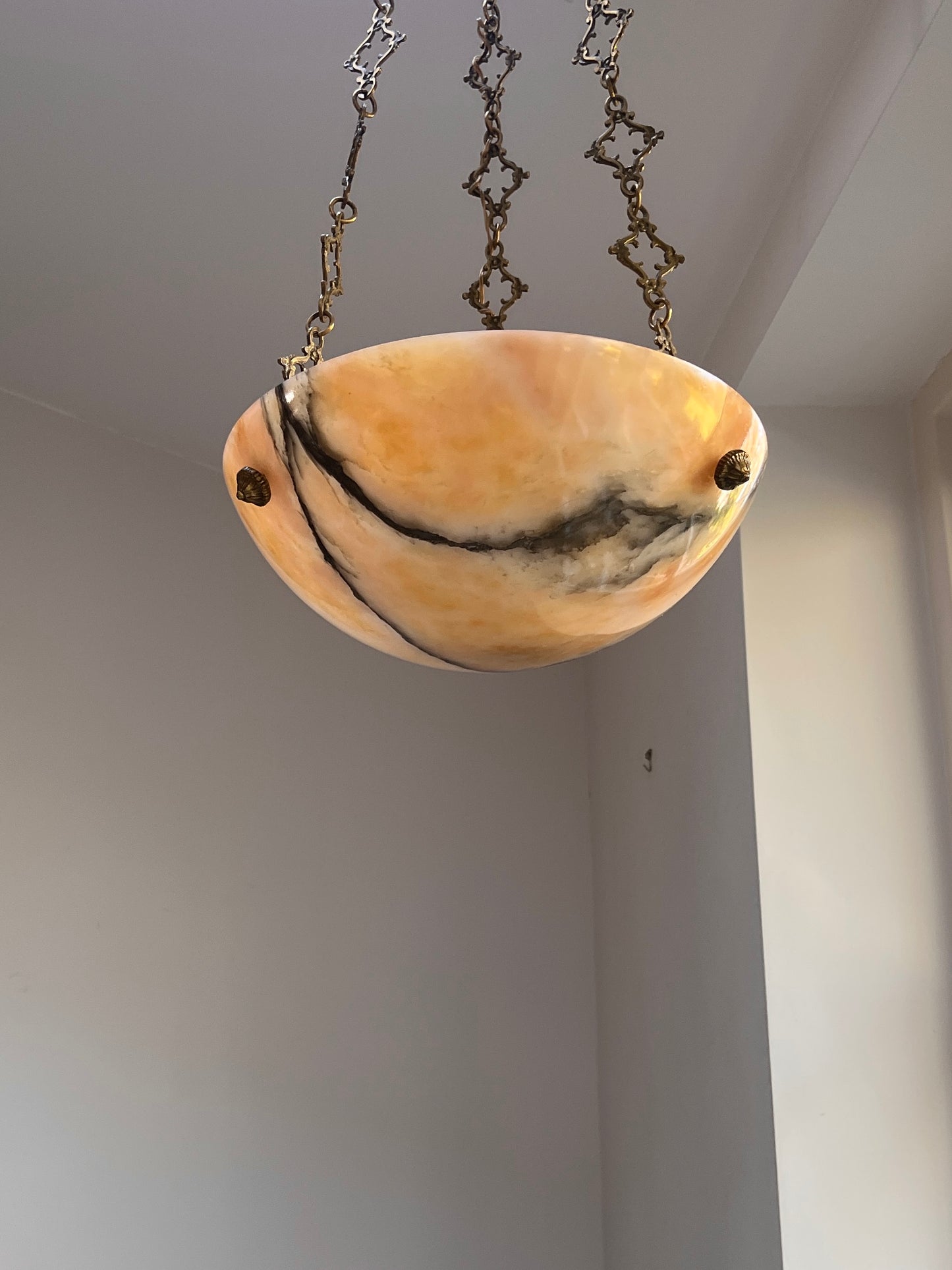 Italian Marble Plafonnier