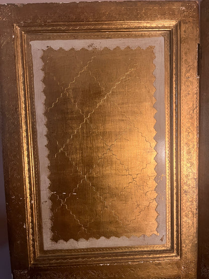 Mid-century Florentine Folding Screen, circa 1960s.