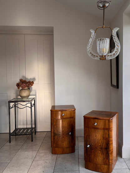 Mid-Century Murano Glass Pendant Light attr. Barovier & Toso