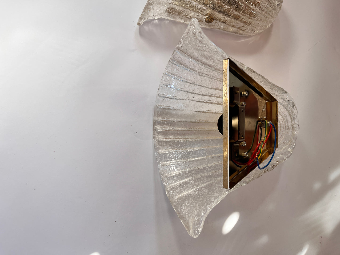 Barovier Murano ‘Grangilia’ Glass Wall Lights – Pair