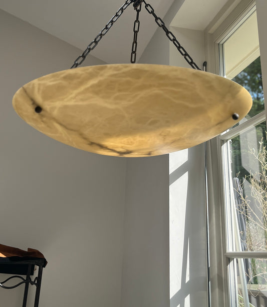 Magnificent Alabaster Plafonnier